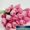 Decorative Flowers & Wreaths 10 Pcs/lot Tulip Artificial Bouquet Real Touch For Home Decoration Wedding