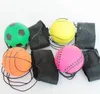 63mm bola de borracha fluorescente saltitante faixa de pulso bola jogo de tabuleiro engraçado bola elástica treinamento antiestresse brinquedo ao ar livre games5497050