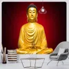 Indian Buddha meditation home decoration tapestry Mandala tapestry Hippie Bohemian decorative yoga mat bedroom sheet 210609