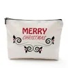 Natal cosmético sacos de algodão linho mulheres moedas maquiagem bag xmas presente de armazenamento de viagem 11 estilos lld10323