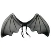 Máscaras de festa meninos meninos garotos Black Bat Wings Fairy Fairy Halloween Angel Birthday Cosplay Fancy Dress adereços