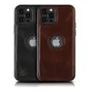 Luxe PU lederen telefoon gevallen voor iPhone 13 12 11 pro max xr xs max x 7 8 plus case slanke zachte achterkant met venster