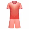 2021 Arancione Blank Soccer Jersey Kit uomo Personalizza T-shirt T-shirt Asciugatura Magliette da calcio Maglie 02