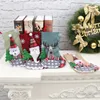 Xmas Tree Elk Cartoon Sokken Decoraties Santa Claus Bearstockings Hanging Christmas Candy Bag Gift Party Viering Levert Bh4875 WHLY