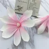 Couronnes de fleurs décoratives, 10 pièces, orchidées thaïlandaises artificielles, têtes de fleurs en soie, 6.5cm, pour pince à cheveux, décoration florale de mariage