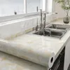 Duvar Çıkartmaları 10 M Kendinden Yapışkanlı Su Geçirmez Mermer Sticker Masaüstü Odası Banyo Mutfak Duvarları Ev Dekorasyonu Duvar Kağıdı