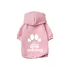 Designer Pet Clothes Sweater Dog Apparel Four Seasons Small and Medium Dogs Hoodie Labrador French Bulldog Jacket Clothing 5 Color Wholesale Black S A219