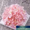 Decorative Flowers & Wreaths 11 Fork DIY Artificial Flower Heads Hydrangea Peony Silk Wedding Floral Wall Backdrop For El Background Decorat Factory price expert