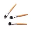 Hurtownie 15 cm Pojedynczy bambusowy uchwyt Maska Brush Foundation Pędzel do mycia szczotki do mycia paznokci