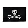 Gruseliger, zerlumpter älterer Jolly Roger-Schädel mit gekreuzten Knochen, Piratenflagge, Hotsale, Freeshipping, direkte Fabrik, 100 % Polyester, 90 x 150 cm, 3 x 5 Fuß