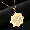 Курдистан Орлов кулон ожерелья для женщин Серебряный золотой цвет Курдинский орл