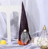 Ev Bahçe Şenlikli Cadılar Bayramı Gnomes Peluş Dekor Hayalet Kabak Tomte El Yapımı Craft İsveç Şapka Gnome İskandinav Süsleme