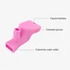 Voyage portable simple du rince-bouche tasse de brossage des tasses de robinet en silicone extension extension de lavage à la main pour enfants puits wh0077