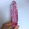 NXY anaal speelgoed sex producten dildo's roze glazen dildo kunstmatige penis kristal nep plug prostaat massage g spot voor gay vrouwen mannen 1014 1208