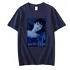 Tee de algodão Harajuku Homem de lazer Camiseta Perfeito Azul Satoshi Kon Anime 1997 Grande T-shirt Design de Desenhos animados O-pescoço dos homens Tshirt 220224