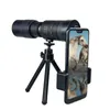 4K 10-300X40mm Super Telepo Zoom Monocular Telescope with BAK4 Prism Lens Beach Travel Outdoor Activities Sports