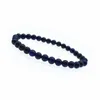 Braccialetti con ciondoli fatti a mano con fili di perline in pietra di energia naturale da 6 mm Braccialetto elastico per uomo Sport all'aria aperta Gioielli per lo yoga