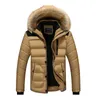 Marque vêtements Parka hommes manteaux veste d'hiver épaissir fourrure à capuche imperméable vêtements d'extérieur manteau chaud décontracté pardessus 220301