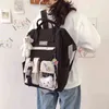 2021ファッションバックパック女性防水キャンディーカラーバックパック学校ブックバッグかわいい大容量旅行バッグY1105