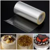 Mousse claro transparente em torno das bordas de embalagem de bordas para assar bolo de gola roll roll empacotando ferramentas de decoração de bolo diy