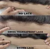 13By6 Lace Frontal Fechtures Lace Frontals 13x6 1B Parte GRATUITA Macia Remy Frontals 8 "-24" Brasileira Virgem Humana Human Body Wave