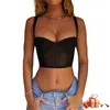 Short Sexy Off Shoulder Croptop Streetwear Women Sleeveless Ubrania Damskie Vetement Femme Backless Bandeau Rouoas Femininas 210625