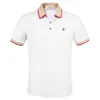 Дизайнерская полоса Polo рубашка футболки змея Polos Bee Floral Mens High Street мода лошадь поло роскошная футболка 369