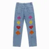 Men039s Jeans SYUHGFA 2021 Uomini Poker Ricama Moda Donna Casual Oversize Denim Pantaloni Larghi Coreano Stile Hiphop Streetwear8078708