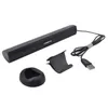Tragbare Lautsprecher Ikanoo für Laptop Subwoofer Stereo Soundbar Kompatibel mit Noteook PC TV Kleiner und kabelgebundener Mini-Sound-Bar-Schwarz