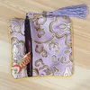 Sorte esmalte 6cm koi peixe encantos para chaveiros bonito chaveiro pequeno convidados presente com sacos estilo chinês cloisonne carpa pingente chave titular