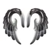 1 Pair Angel Wings Resin Earmuffs Ear Plugs And Tunnels Acrylic Ear Piercings Expander Earplugs Tunnel Ear Piercing Body Jewerly