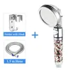 ZhangJi 3-Function SPA Shower Head Stop Switch Bathroom Water Saving Spray Nozzle ABS Anion Filter High Pressure 210724