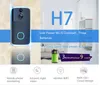 H7 WIFI Smart Campanello Videocitofono Telecamera di sicurezza Campanello Allarme monitoraggio remoto