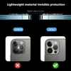 Proteggi schermo per fotocamera per iPhone 11 12 Pro Max HD Protezione per obiettivo posteriore Custodia per anello Custodia in vetro temperato Proteggi le custodie