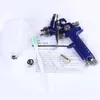 0.8mm/1.0mm Nozzle H-2000 Professional HVLP Mini Paint Spray Gun Portable Airbrush For Painting Car Aerograph Pneumatic Gun 210719