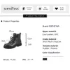 Sophitina Fashion Design Crystal Boots Round Toe Lace-up Bekväma Solida Kvinnors Skor Ankel Motorcykel Stövlar PC388 210513