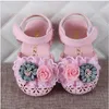 Blommor sommar PU Läder Barn Sandaler Toddler Girls Orthopedic Skor Super Quality Kids Summer Shoes Fashion Soft Flowers X0703