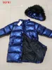 -30 manteaux d'hiver russes pour filles vêtements épais veste de neige imperméable manteau à capuche extérieur adolescents garçons kid parka vestes 211027