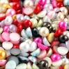 3mm demi-ronde perle objets décoratifs Figurines ABS couleur de surface à fond plat vêtements amples matériaux faits à la main sirène perles magiques accessoires