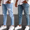 jeans de couleur de taille plus