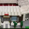 Architectuur Voetbal Veld San Siro Stadion Diamant Bouwstenen Old Trafford Nou Camp Signaal Iduna Micro Bricks Speelgoed X0522