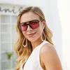 Lunettes de soleil 2021 Haute qualité Light Ocean Lens Square Femmes T Lunettes de soleil surdimensionnées Hommes Élégant Big Shades Oculos