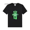 2022 Designer t-tröjor Bottegas mode t-shirts Venetas sommar kortärmad t-shirt tredimensionella skumbrev liten björn