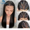 Perruques de cheveux humains avant de lacet complet Remy brésilien droite perruques de cheveux humains 360 perruque frontale de dentelle pré plumée avec des cheveux de bébé 1006614