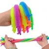 Stretchy String Fidget Toy TPR Noodle Strings Stress Relief Bracelet Pull Touw Decompressie Toys Angst Reliever
