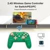 Game Controllers Joysticks 1PCS 2.4G Dual Vibration Gaming GamePad voor Switch PS3 PC TV Box Controller Wireless Bluetooth-compatibele Phil2