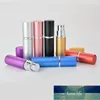 Aluminium parfymflaska 5 ml Portabel påfyllningsbar glas parfymflaska Aluminium Sprail Perfume Atomizer Travel Bottles LZ0407