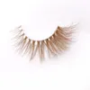 Modèles Brown 3D Mink Lashes Extension Tool Gros Maquillage Coloré Individuel Fluffy Dramatic Volume Natural False Eyelashes