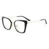 Lunettes de soleil mode lunettes de lecture carrées femmes anti lumière bleue haute qualité œil de chat presbytie femme grande surdimensionnée lunettes claires