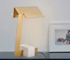 Modern yaratıcı mermer başucu lambası modeli odası yatak odası oturma odası hafif lüks masa